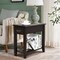 Modern Accent Table with Large Drawer and Storage Shelf Ideal for Small Spaces Living Room and Bedroom